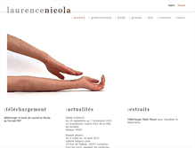 Tablet Screenshot of laurencenicola.com